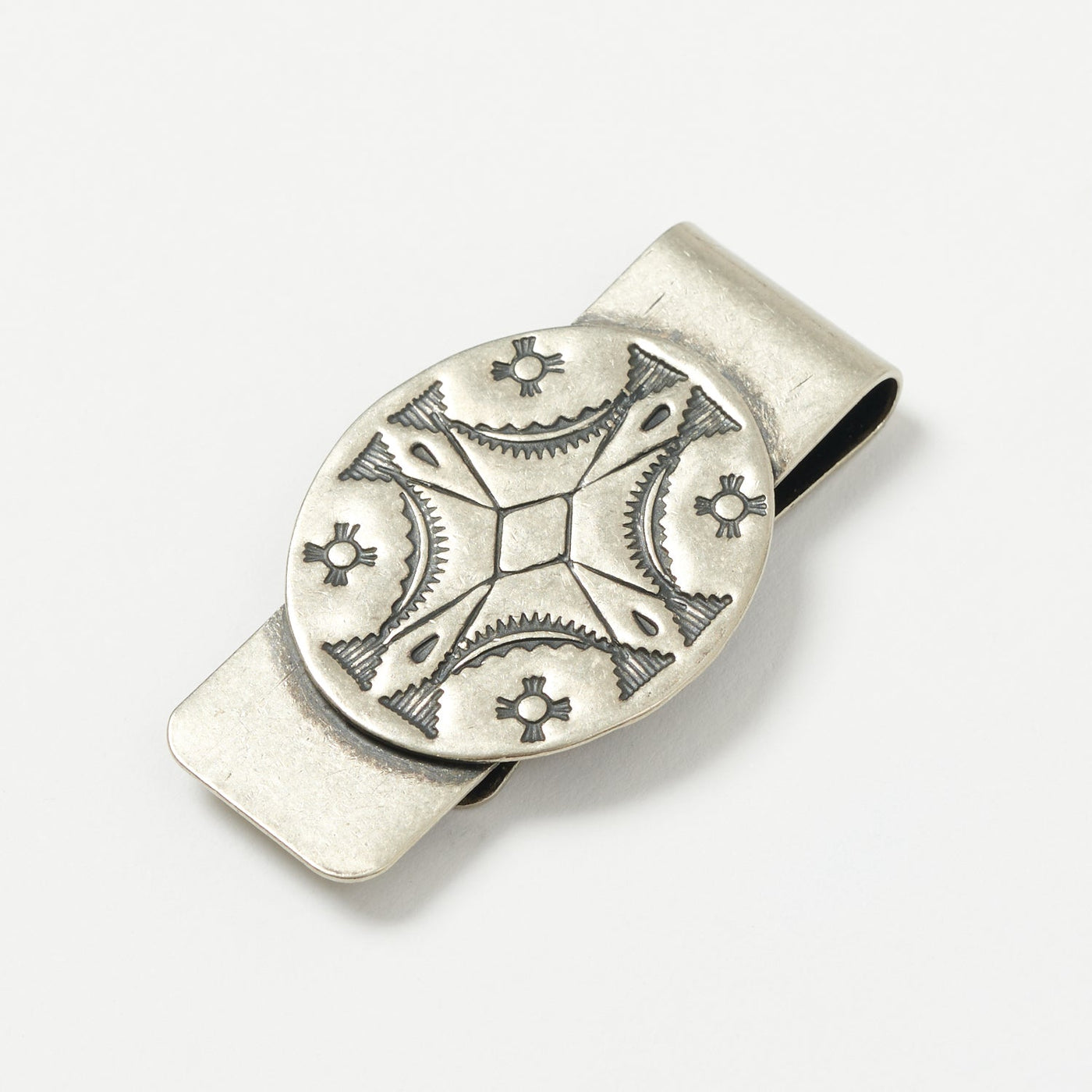 Yuketen Concho Money Clip B - Nickel Silver