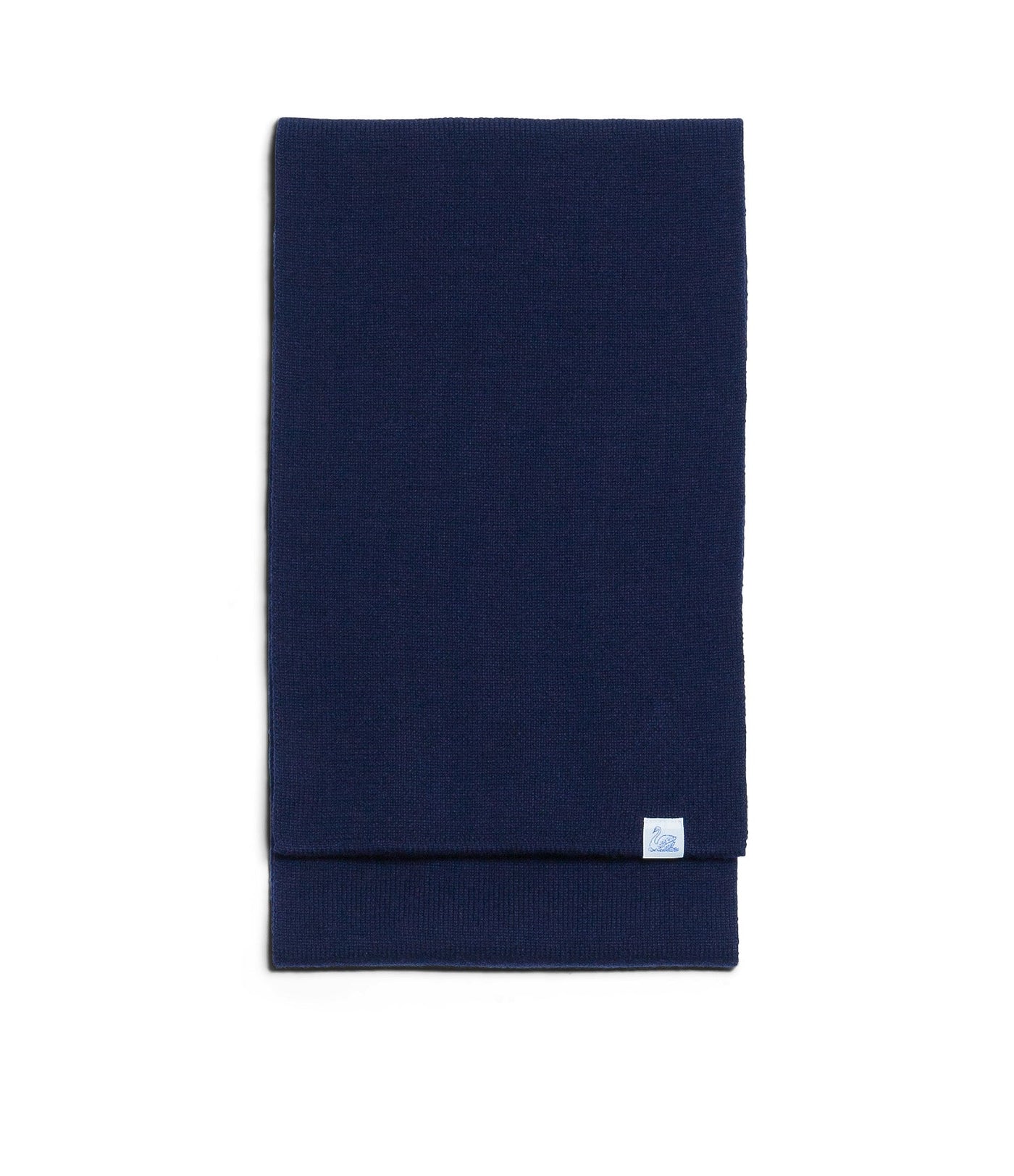 Merz b. Schwanen 'Good Basics' Long Merino Scarf - Dark Navy