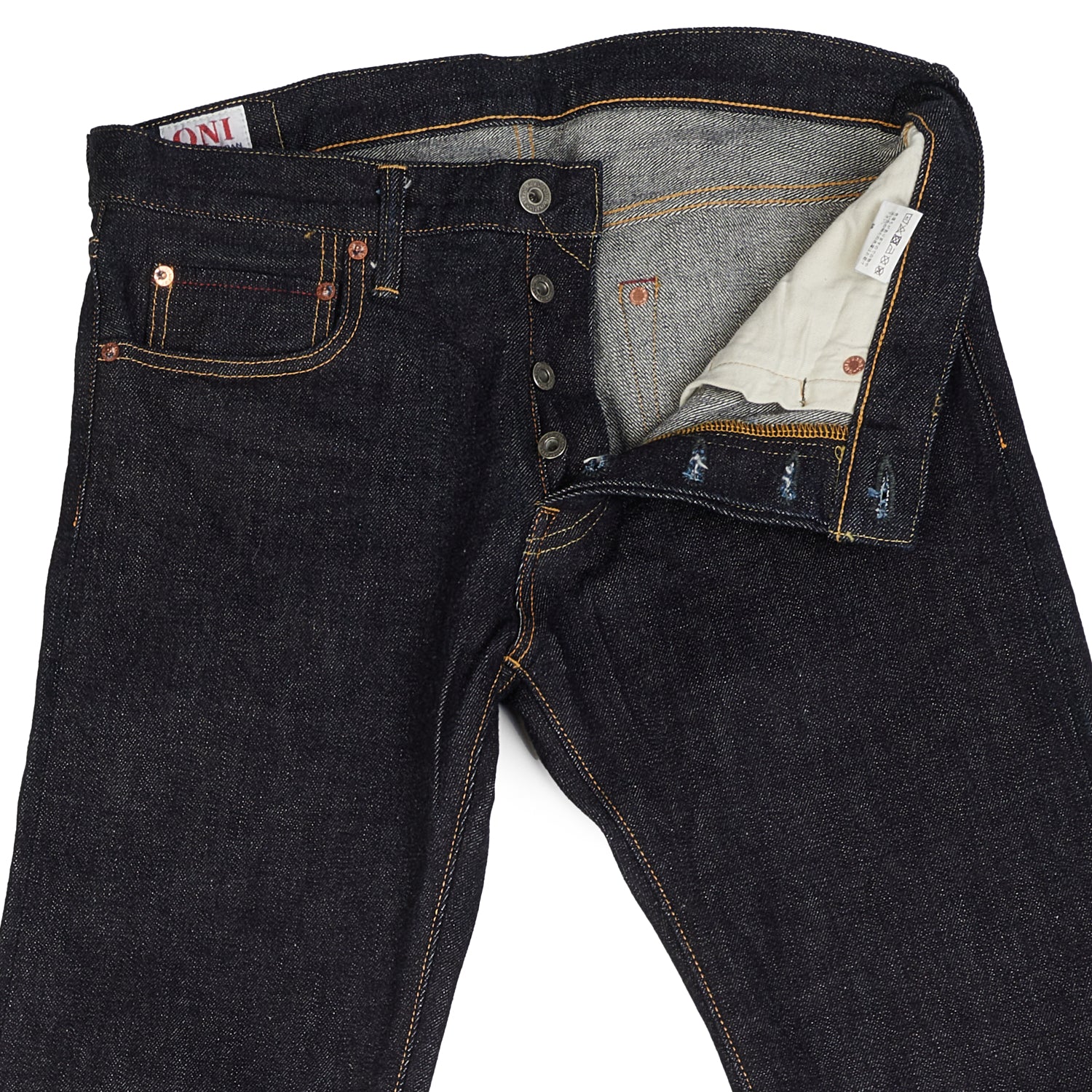 ONI Denim 176S 15oz Stretch Slim Tapered Jean - One Wash