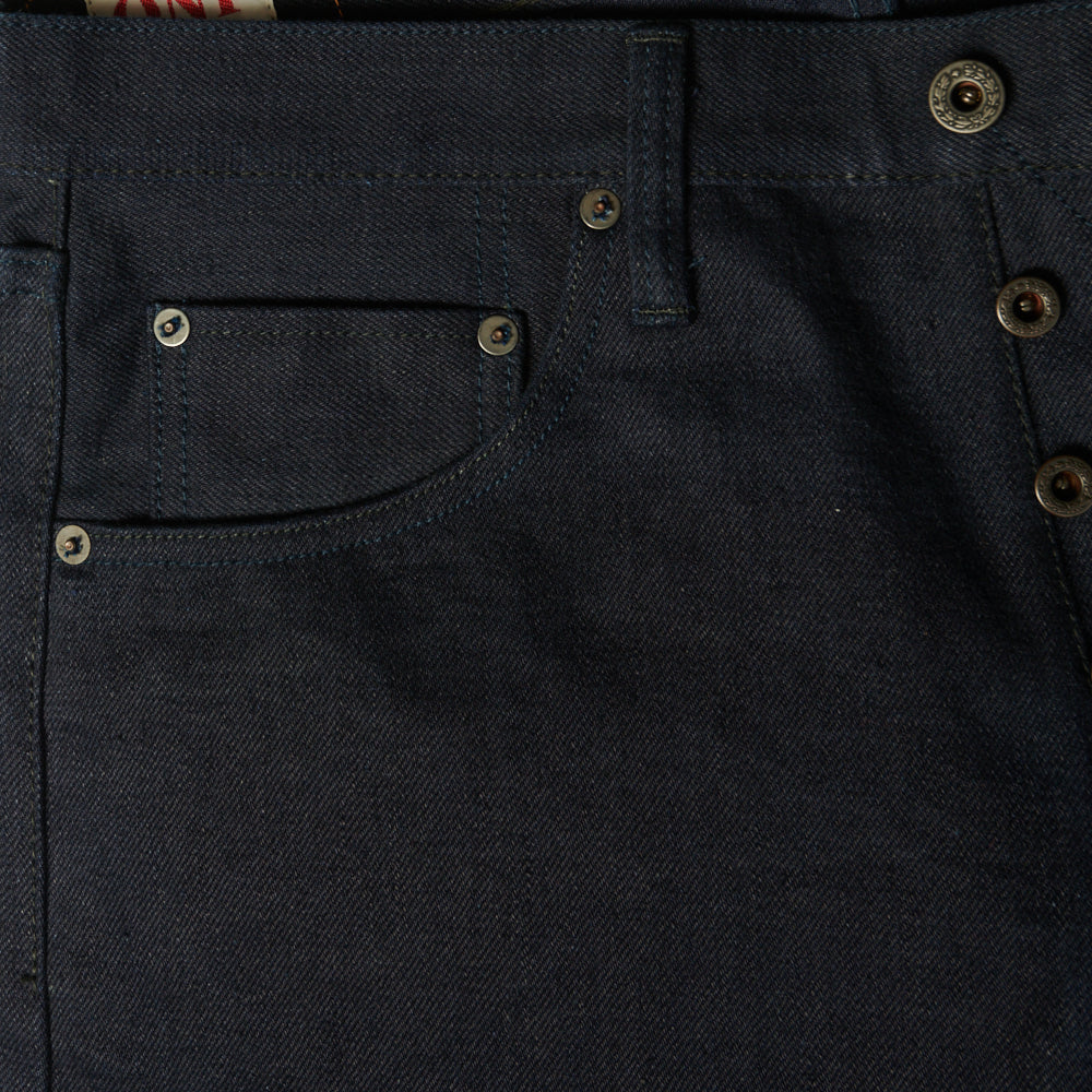 ONI Denim 602 17oz Deep Indigo Regular Tapered Jean - Raw